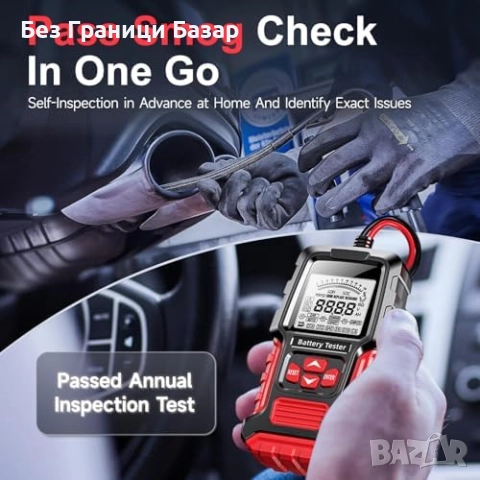 Нов OBD2 диагностичен уред с тест на батерия и изчистване на грешки, снимка 6 - Друга електроника - 52497894