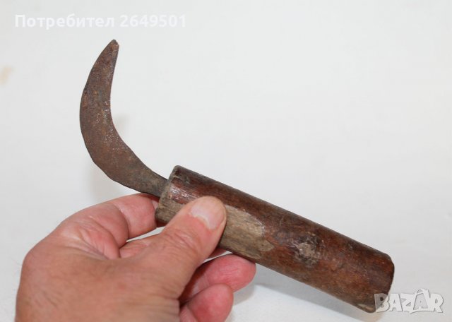 Старинен селски градинарски нож острие , снимка 4 - Колекции - 36973883