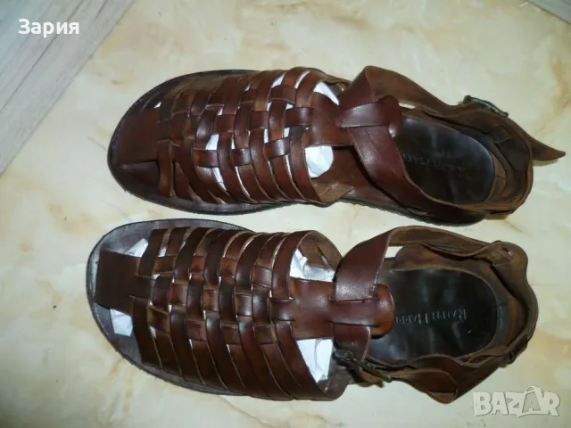 Ralph Harrison men's leather sandals №44, снимка 9 - Мъжки сандали - 56378933