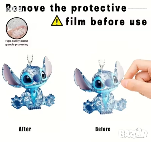 2D Акрилна висулка Стич stitch, снимка 3 - Други - 52959190