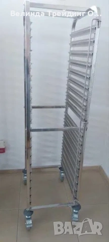 Колички за гастро контейнери и подноси, снимка 3 - Друго търговско оборудване - 53985861