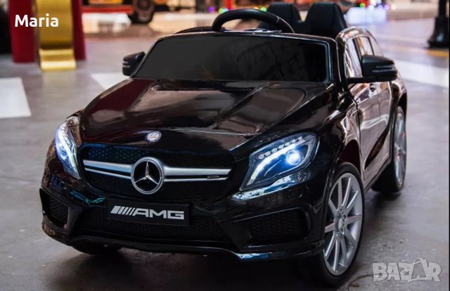Акумулаторен джип Mercedes GLA45 12V батерия,MP3, с меки гуми с Кожена седалка, снимка 4 - Детски велосипеди, триколки и коли - 39001281