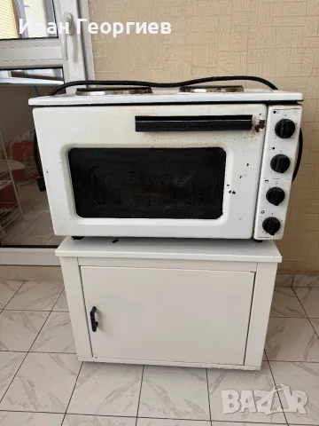 Печка Раховец 01 и метален шкаф за нея