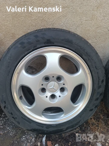Оригинални джанти с гуми от Мерцедес w210, снимка 2 - Гуми и джанти - 51047071