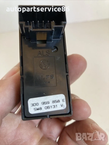 Бутон за прозорец задна лява врата за Volkswagen Phaeton (2008) 3D0959858E, снимка 2 - Части - 54192824