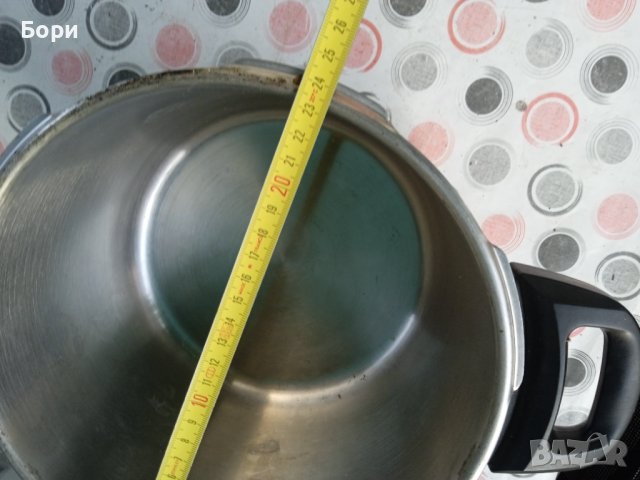 STEINBACH 6 литра 18/10 Stainless Steel тенджера под налягане, снимка 9 - Съдове за готвене - 38289308