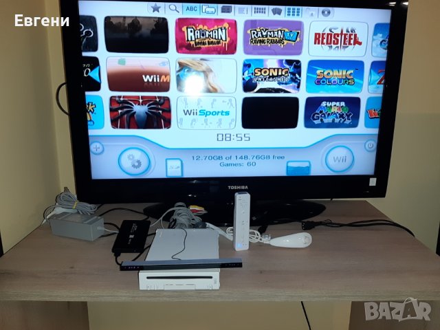 Нинтендо Nintendo wii комплект цената е за всичко 89 игри на хард диск, снимка 4 - Nintendo конзоли - 38841102