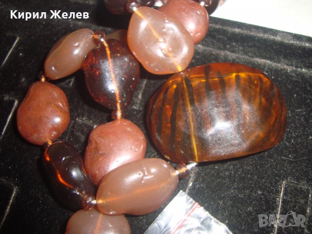 СТАРА ВИНТИДЖ ОГЪРЛИЦА КОЛИЕ от ТОПЕН КЕХЛИБАР КАТАЛИН 15039, снимка 12 - Антикварни и старинни предмети - 30695278