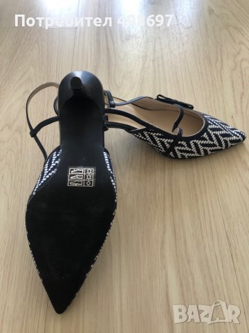 Обувки на ток естествена кожа Carlo Fabiani, снимка 4 - Дамски обувки на ток - 36687980