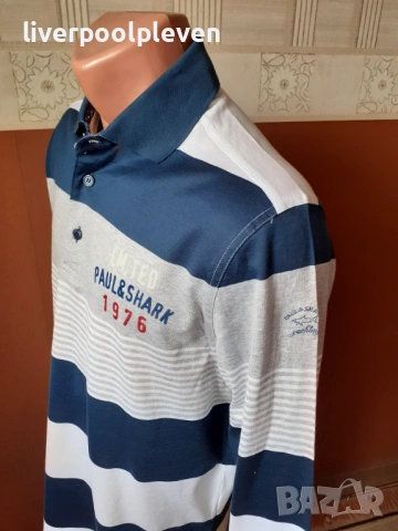 👉Нова Paul&Shark Original S/M ефектна, снимка 3 - Блузи - 53931677