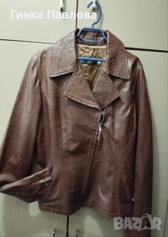 Vitale- Italy -48 ДАМСКО КОЖЕНО ЯКЕ, снимка 2 - Якета - 42805256