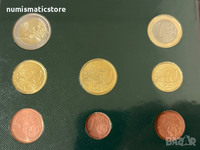 Ватикана 2018 г. - комплектен сет от 1 цент до 2 евро BU, снимка 5 - Нумизматика и бонистика - 50729199