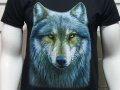 Нова мъжка тениска с дигитален печат Вълк, Серия Вълци, снимка 9