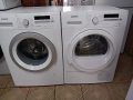 Комплект пералня и сушилня с термопомпа Сименс Siemens IQ 700 A+++ 8кг 2 години гаранция!, снимка 1