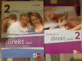Direkt zwei 2: Учебна система по немски език (ниво А2) + помагало, снимка 1 - Учебници, учебни тетрадки - 44927960