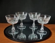 Масивни кристални чаши комплект от 4 бр., снимка 5