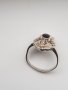 Сребърен пръстен с камък оникс, снимка 4