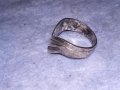 СТИЛЕН СРЕБЪРЕН ВИНТИДЖ АРТ МОДЕЛ ПРЪСТЕН СРЕБРО 925 МАЙСТОРСКА СТАРА ИЗРАБОТКА 60881, снимка 7