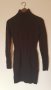 Кафява,дамска плетена рокля, S размер, снимка 3