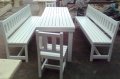 Градински дървени маси и пейки, снимка 1 - Градински мебели, декорация  - 28511897