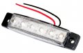 LED Габарити 2017-1 Светлини 6 Диода за автомобил- 24V- 2 бр. , снимка 2