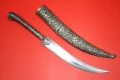 Автентичен Средиземноморски Гръцки сребърен нож кама ятаган, снимка 7