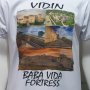 Нова мъжка тениска с дигитален печат крепостта "Баба Вида", гр. Видин, снимка 2