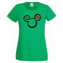 Дамска тениска Mickey Head Love Мини Маус,Микки Маус.Подарък,Изненада,, снимка 3