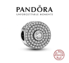 Сребърно талисман Pandora Moments Pave Charm, снимка 1 - Гривни - 42469549