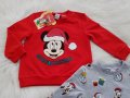 Коледна блуза Мики Маус 9-12 месеца, снимка 3
