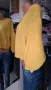 Пухкав и мекичък пуловер в жълт цвят, снимка 4