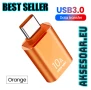 Мини висококачествен преходник 10 A от USB Type A към USB 3.0 C адаптер конвертор Конектор Macbook, снимка 1