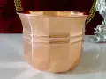Медна ваза,медно котле,ледарка,чиста червена мед,многостен. , снимка 1