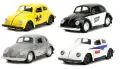 Метална кола VW Beetle 1:32 с боксови ръкавици комплект 4 цвята, снимка 1