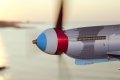 Модел на самолет Як9, Инокс Ветропоказател с история за градина и тераса - Основен Комплект, снимка 5