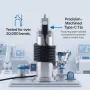 Нова Компактно HP лаптоп зарядно 65W GaN USB-C USB-A UK адаптер контакт, снимка 3