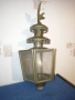 Античен каретен (файтонов/калясков) фенер или лампа изработен от месинг. , снимка 5