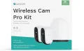  IP Автономен безжичен  комплект за видеонаблюдение WUUK Wireless Cam Pro Kit 2бр. камери с батерия, снимка 5