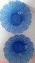 НОВИ 2 броя Сини ФРУКТИЕРИ от кобалтово стъкло , снимка 1 - Аксесоари за кухня - 36908071