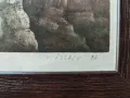 Картина, графика,"Скалите при Лакатник", худ. В. Исаев,1992, снимка 5