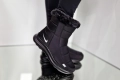 Nike Дамски Черни Апрески С Черен Пух Найк Код P1404, снимка 4