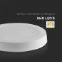 LED Панел 12W Кръг Открит Монтаж SLIM - ИЗГОДНА ЦЕНА, снимка 2