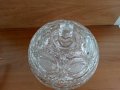 Кристална купа с капак, снимка 5