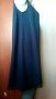 Тъмно синя рокля с рязана дантела👗🍀S/M,M👗🍀арт.1077, снимка 4