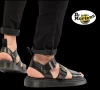Dr. Martens Gryphon Black Brando Leather Gladiator Sandal № 41 кожени сандали Унисекс, снимка 4