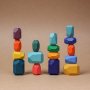 детска игра Дървени камъчета - Монтесори, снимка 1 - Конструктори - 40588537