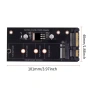 НОВ NGFF M.2 to SATA SSD 2,5 " адаптер за хард диск ссд от микро сата към сата за лаптоп преходник, снимка 4