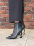 Дамски черни боти Yves Saint Laurent - 2 налични цвята на тока Код D1039, снимка 3