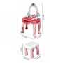 Тоалетка със столче и огледало, със светлини и аксесоари , снимка 4