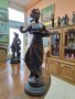 Красива голяма антикварна авторска френска фигура статуетка , снимка 1 - Антикварни и старинни предмети - 40387892